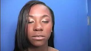 Gloryhole blowjob - Sexy girl sucking cock 5 porn video